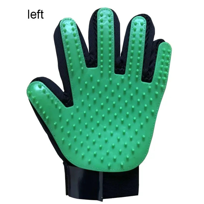 Pet Hair Glove Comb Pet Dog Cat Grooming Cleaning Glove Deshedding Hair Remover Massage Brush Animal Supplies Cat Accessoies