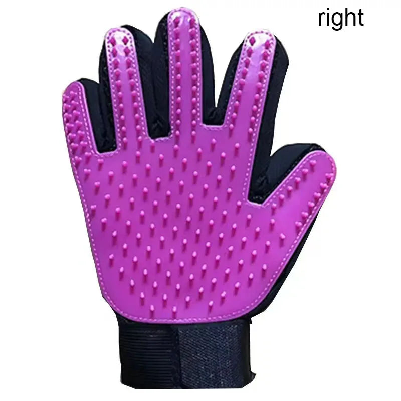 Pet Hair Glove Comb Pet Dog Cat Grooming Cleaning Glove Deshedding Hair Remover Massage Brush Animal Supplies Cat Accessoies