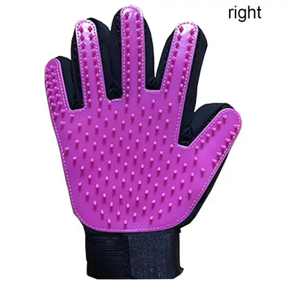 Pet Hair Glove Comb Pet Dog Cat Grooming Cleaning Glove Deshedding Hair Remover Massage Brush Animal Supplies Cat Accessoies