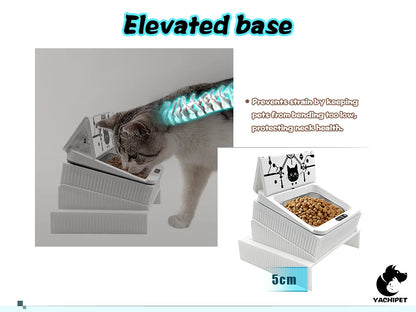 Comedero Automático Inteligente para Gatos con Microchip | Tazón con Sensor Infrarrojo, Tapa Sellada y Batería Duradera
