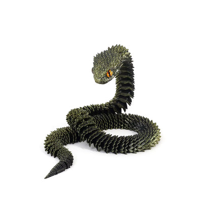 30Cm 3D Printed Snake Toys Funny Printed Animals Snake Christmas New Year Craft Ornament Simulation Animal Home Desktop Ornament